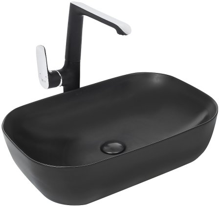 Раковина-чаша WeltWasser Elbach M21433 MB 61 10000004529 Черная матовая 