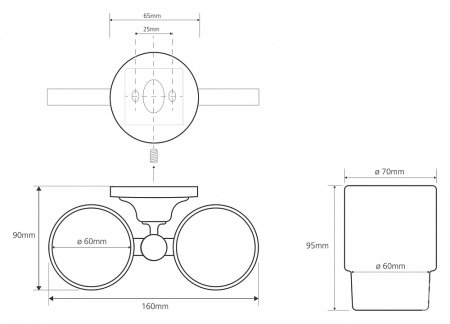Стакан Bemeta Retro 144210028 