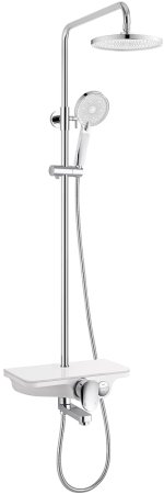 Душевая система WeltWasser WW DP 1020 WT 10000003185 Хром Белая 