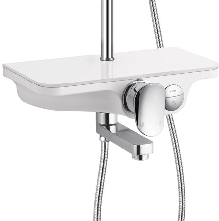 Душевая система WeltWasser WW DP 1020 WT 10000003185 Хром Белая 