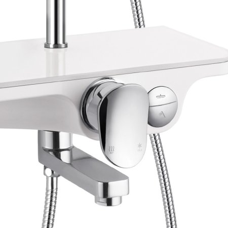 Душевая система WeltWasser WW DP 1020 WT 10000003185 Хром Белая 