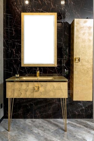 Зеркало Boheme Armadi Art Lucido 70 567-Foil с подсветкой Поталь 