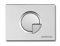 Кнопка смыва Berges Wasserhaus Novum R2 хром матовый