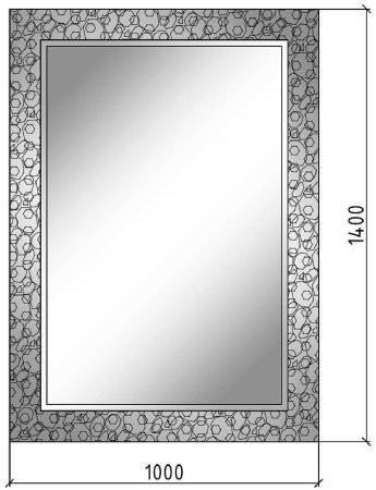 Зеркало Boheme Armadi Art NeoArt Rose 100 540 Серебро 