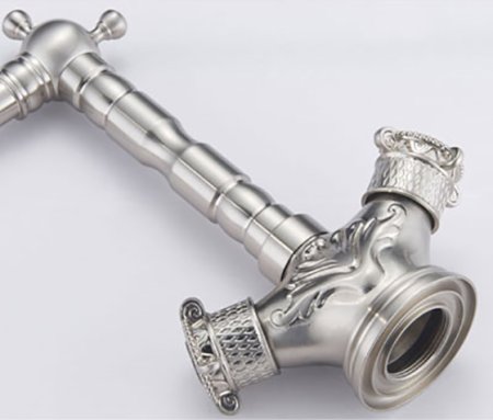 Смеситель Zorg Antic A 3003K-SL для кухонной мойки 