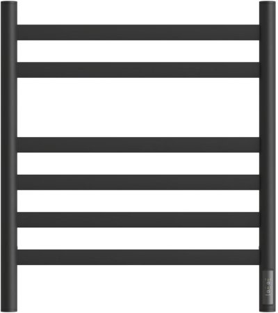Полотенцесушитель электрический Point Селена PN16856B П6 500x600, диммер справа, черный 