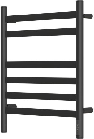 Полотенцесушитель электрический Point Селена PN16856B П6 500x600, диммер справа, черный 