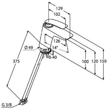 Смеситель Kludi Balance 520260575 для раковины 