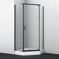Душевой уголок WasserKRAFT Wiese 84P11 90х90х200, прозрачное стекло