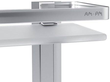 Стеклянная полка AM.PM Sense L A7455200 Серебристая 