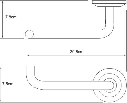 Держатель туалетной бумаги WasserKRAFT Rhein K-6296 