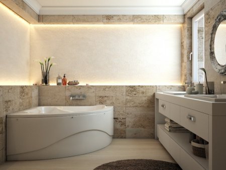 Ванна из литьевого мрамора Эстет Аврора 140x140 