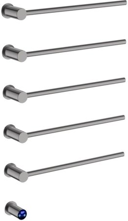 Полотенцесушитель электрический Terminus Аккорд П5 50х80, оружейная сталь 