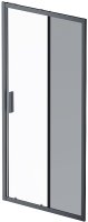 Душевая дверь AM.PM Gem Solo 100 W90G-100-1-195BM профиль Черный матовый стекло матовое-прозрачное