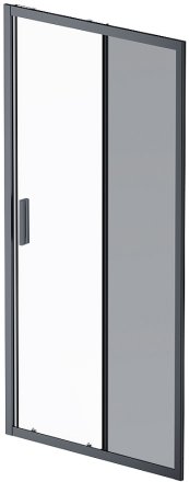 Душевая дверь AM.PM Gem Solo 100 W90G-100-1-195BM профиль Черный матовый стекло матовое-прозрачное 
