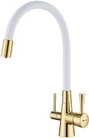 Смеситель для кухни Lemark Comfort с подключением к фильтру с питьевой водой (LM3075G-White) Смеситель для кухни Lemark Comfort с подключением к фильтру с питьевой водой (LM3075G-White)