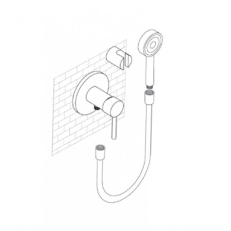 Смеситель для душа Kaiser Merkur 26317 Хром 