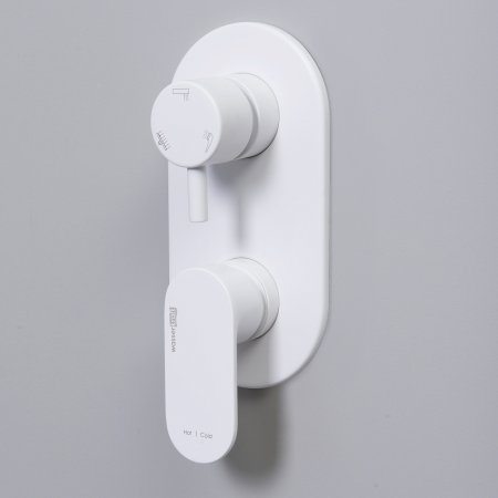 Смеситель WasserKRAFT Mindel 8571 для ванны и душа, белый 