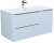 Тумба с умывальником, подвесная, 100 см,голубой, Edifice, IDDIS подходит умыв. 0101000i28 (EDI10B0i95K) 