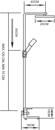 Душевая система MIXLINE ML2433 (530035) 