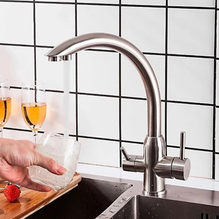 Смеситель для кухни Frap H899 F43899 Сатин 