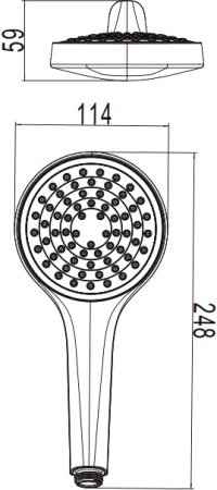 Душевая лейка Villeroy & Boch Embrace TVS1084110261 