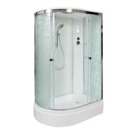 Душевая кабина Deto ЕМ2712 R с электрикой