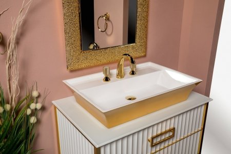 Столешница под раковину Boheme Armadi Art NeoArt 80 853-080-WH Белая 