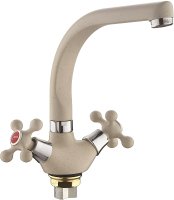 Смеситель для кухни Frap H5408 F5408-10 Светло-бежевый