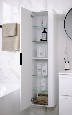 Шкаф пенал Aqwella Accent 35 ACC0535DZ подвесной Дуб золотой 