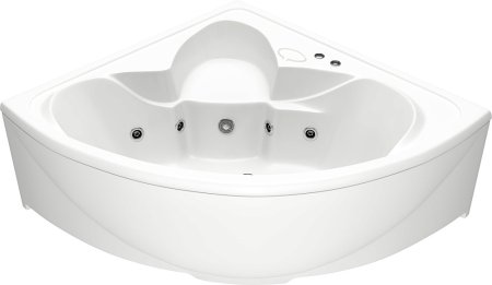 Акриловая ванна Bas Дрова 160x160 см с гидромассажем 
