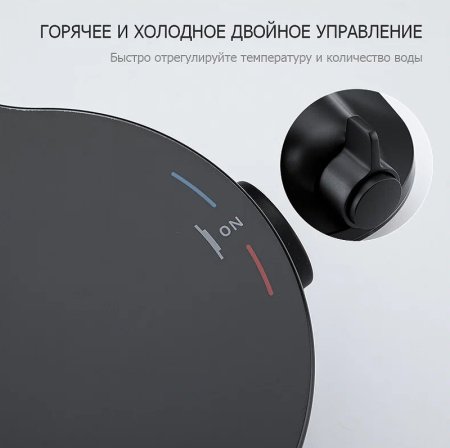 Душевая система Gappo G2495-86 Черная матовая 