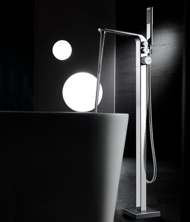 Смеситель для ванны Black&White Universe U7642 7642U Хром 