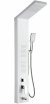 Душевая панель Frap F24005-8 с гидромассажем Белая Хром 