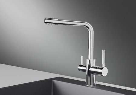 Смеситель для кухонной мойки Granula GR-2015 хром 