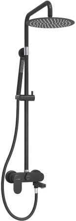 Душевая система WasserKRAFT A174.258.217.CB Черная матовая 