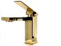 Смеситель для раковины Webert Pegaso PE830102010 золото