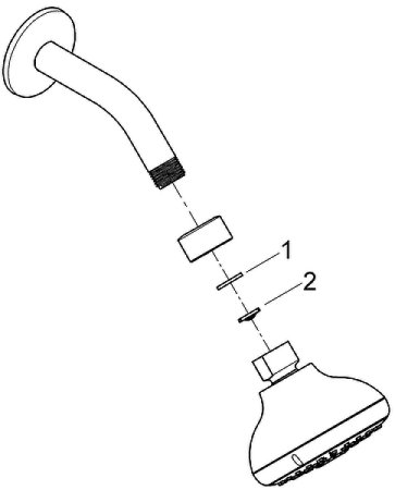 Верхний душ Grohe Tempesta 100 26088001 Хром 