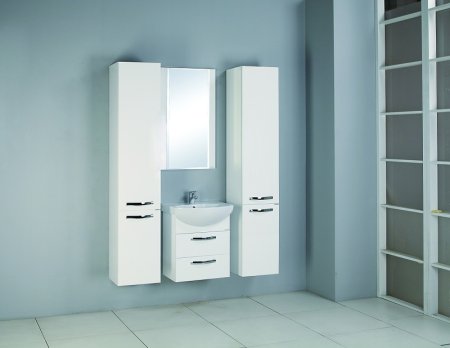 Шкаф пенал Aquaton Ария М 1A124403AA010 подвесной Белый 