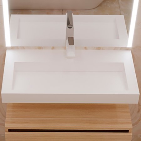 Раковина Boheme Armadi Art Flat 80 859-080 Белая 