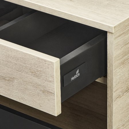 Тумба под раковину Aquaton Лофт Урбан 100 1A247701LQX60 подвесная Cерый графит Дуб орегон 