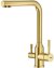 Смеситель для кухни с подключением фильтра Raglo R81.61.03, золотой сатин 