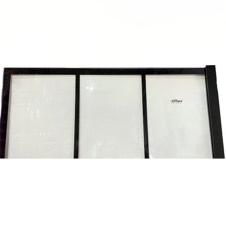 Душевая перегородка Paini 80 Walk-In 80G профиль Черный матовый стекло прозрачное с рисунком 