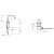 Смеситель для раковины Jacob Delafon Purist E14594-3-CP 