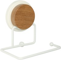 Держатель для туалетной бумаги FIXSEN MAGIC WHITE FX-47010B, черный/коричневый