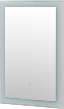 Зеркало Aquanet Монро 55x80 LED Бежевый 