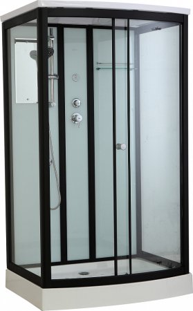 Душевая кабина Timo Standart T-6615 B профиль черный 