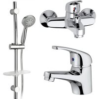 Комплект смесителей Paini Creta 42CRKIT3 Хром Комплект смесителей Paini Creta 42CRKIT3 Хром