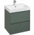 Тумба под раковину Roca Ona 60 A857613513 подвесная Зеленая матовая 