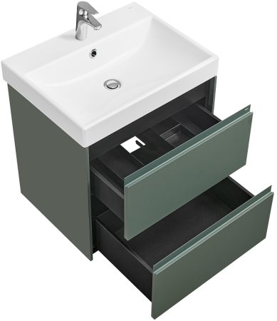 Тумба под раковину Roca Ona 60 A857613513 подвесная Зеленая матовая 